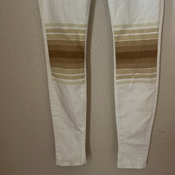 Mother The Looker Love on the Line Stripe Jeans size 27 - Picture 4 of 14